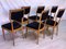 Italian Dining Chairs by Vittorio Dassi for Dassi, 1950s, Set of 6 12