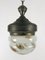 Antique Marble Glass Ceiling Lamp, 1920s 5