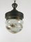 Antique Marble Glass Ceiling Lamp, 1920s 9