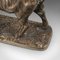Small Antique Ornamental Calf Sculpture from William Briggs & Co, Image 12