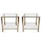 Square Side Tables by Jacques Quinet, 1960s, Set of 2 1