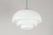 Opaque White Glass Ceiling Lamp, 1930s 1