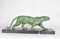DH Chiparus, Panther Marchant, Metal Sculpture, 20th Century, Image 1