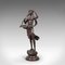 Tall Antique Bronze Female Statue, Italy, 1900s, Image 2