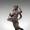 Hohe antike Frauenstatue aus Bronze, Italien, 1900er 7