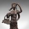 Hohe antike Frauenstatue aus Bronze, Italien, 1900er 8