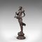 Tall Antique Bronze Female Statue, Italy, 1900s, Image 1