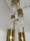 Italian Brass & Murano Glass Chain Chandelier by Aldo Nason for Mazzega, 1970s 7