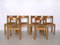 Italian Beech Dining Chairs, 1960s, Set of 6 2