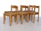 Italian Beech Dining Chairs, 1960s, Set of 6 9