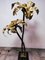 Vintage Brass Palm Lamp 21