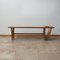 French Oak Coffee Table by Guillerme et Chambron, 1960s 4