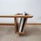 French Oak Coffee Table by Guillerme et Chambron, 1960s 2