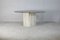 Mesa de comedor con base de piedra y superficie de vidrio ahumado, años 70, Imagen 9