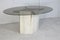 Dining Table with Stone Base and Smoked Glass Top, 1970s 18