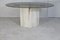 Tavolo da pranzo con base in pietra e ripiano in vetro fumé, anni '70, Immagine 15