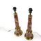 Faux Marble and Brass Table Lamps by Tommaso Barbi, 1970s, Italy, Set of 2 4