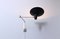 Black Paperclip Swinging Arm Wall Light from Artimeta, 1950s, Image 19