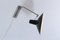 Black Paperclip Swinging Arm Wall Light from Artimeta, 1950s, Image 20