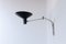 Black Paperclip Swinging Arm Wall Light from Artimeta, 1950s 15