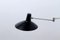 Black Paperclip Swinging Arm Wall Light from Artimeta, 1950s 3