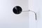 Black Paperclip Swinging Arm Wall Light from Artimeta, 1950s, Image 18