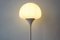 Lámpara de pie Mushroom de vidrio opalino, años 70, Imagen 4