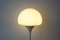 Lámpara de pie Mushroom de vidrio opalino, años 70, Imagen 5