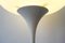 Lámpara de pie Mushroom de vidrio opalino, años 70, Imagen 7