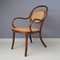 Bentwood and Rattan Nursing Armchair, 1930s, Image 1