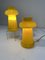Yellow Lamps, 1970s, Set of 2 3