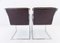 Brown Leather Armchairs by Rudolf Glatzel for Walter Knoll / Wilhelm Knoll, 1980s, Set of 2 7