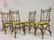 Chaises de Salon en Bambou, Italie, 1970s, Set de 4 7