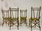 Chaises de Salon en Bambou, Italie, 1970s, Set de 4 3