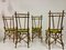 Italian Bamboo Dining Chairs, 1970s, Set of 4 3