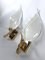 Italian Gilt and Murano Glass Sconces by Franco Luce, 1970s, Set of 2 15