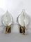 Italian Gilt and Murano Glass Sconces by Franco Luce, 1970s, Set of 2 16