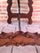 Mesa auxiliar española de castaño con patas de lira tallada, siglo XVIII, Imagen 14