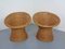 French Bamboo Chairs, 1970s, Set of 2 3