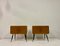 Italian Sunburst Rosewood Nightstands, 1950s, Set of 2 13