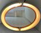 Pivoting and Lighted Oval Mirror from Allibert, 1970s 4