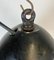 Lámpara colgante vintage esmaltada en gris, años 30, Imagen 4