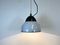 Vintage Grey Enamelled Hanging Lamp, 1930s 11