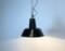 Lámpara de techo industrial vintage en negro, años 30, Imagen 9