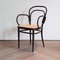 No. 214 Chairs by Michael Thonet for Thonet, 1970s, Set of 4, Image 5