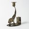 Wrought Iron Elephant Candlestick by Hugo Berger for Goberg Metallwarenfabrik, 1900s 5