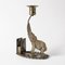 Wrought Iron Elephant Candlestick by Hugo Berger for Goberg Metallwarenfabrik, 1900s 1