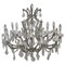 Antique Crystal and Bronze Chandelier, 1880s, Image 1