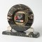 Art Deco French Black Marble Clock, 1930s 4