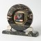 Art Deco French Black Marble Clock, 1930s, Image 4